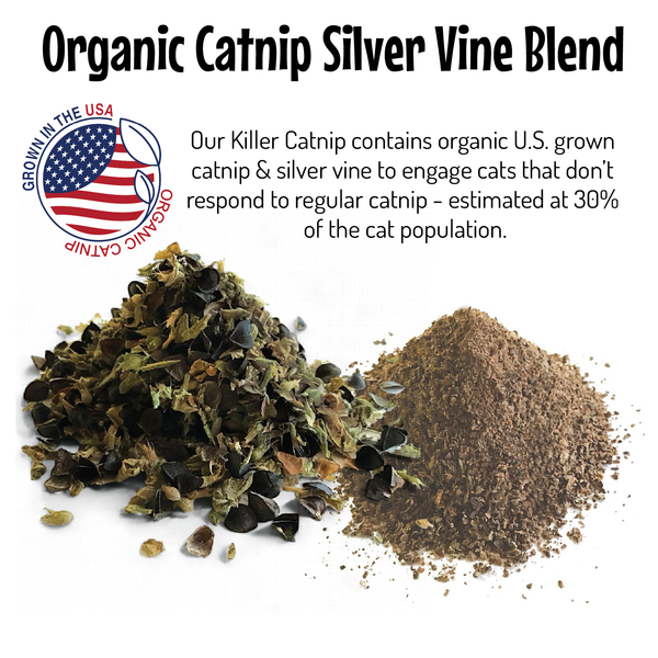 Killer Catnip Refill Tin - Organic US Catnip & Silver Vine 20grams MrsCopyCat