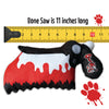Bloody Bone Saw Dog Plush Toy