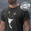 Original Tuxedo Cat T-Shirt for Men PALOMA MrsCopyCat