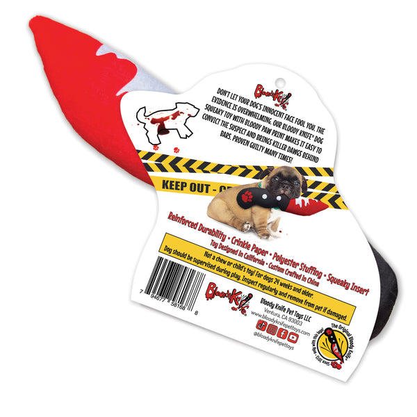 Bloody Knife® Dog Squeaky Toy
