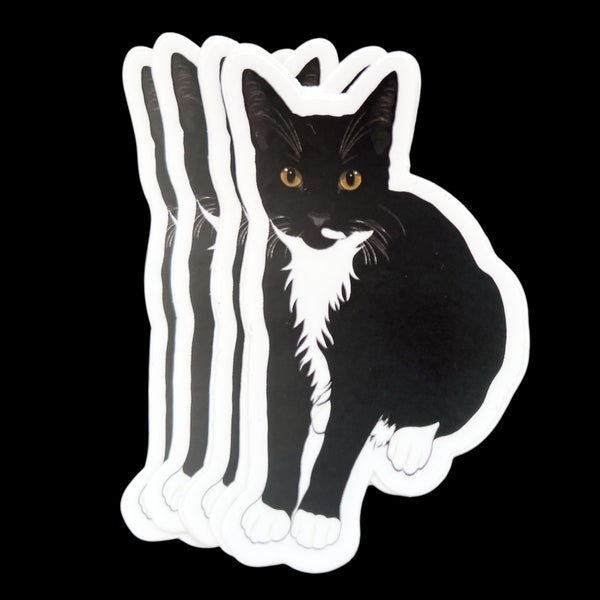 Tuxedo Cat Sticker PICASSO