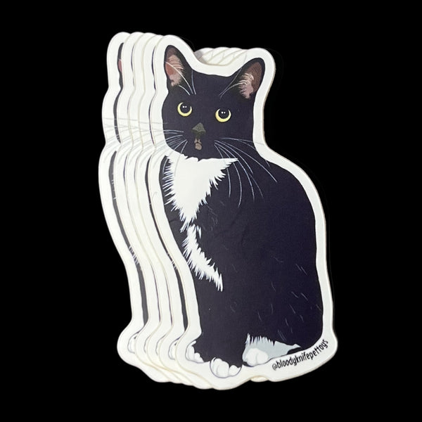 Tuxedo Cat Sticker PALOMA