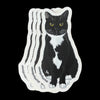 Tuxedo Cat Vinyl Sticker PLOOMY