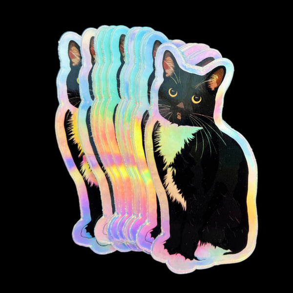 Tuxedo Cat Sticker PALOMA