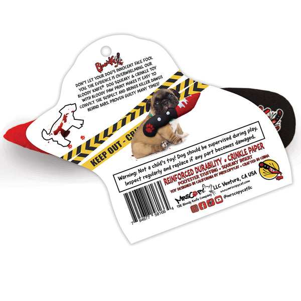 Bloody Knife® Dog Squeaky Toy