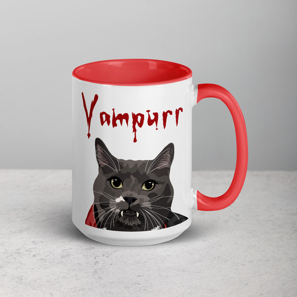 Vampire Cat Mug | Vampurr Bloody Knife Pet Toys