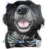 Border Collie Plush Toy Pillow FLOSS MrsCopyCat