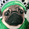 Pug Plush Toy Pillow PERCY LADY LIBERTY MrsCopyCat