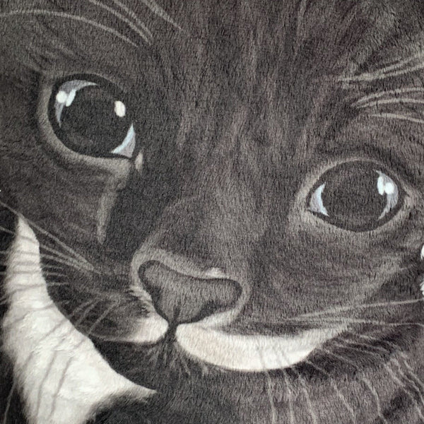 Tuxedo Kitten Plush Toy Pillow PICASSO MrsCopyCat