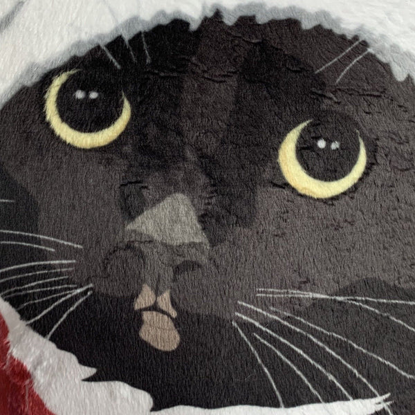 Santa Tuxedo Cat Plush Toy Pillow PALOMA MrsCopyCat