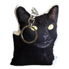 Black Cat Plush Toy Pillow GINNY MrsCopyCat