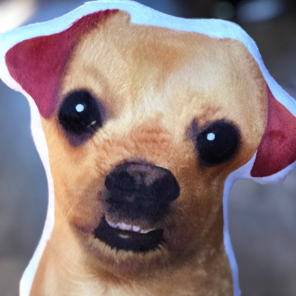 Chihuahua Plush Toy Pillow NUGGET MrsCopyCat