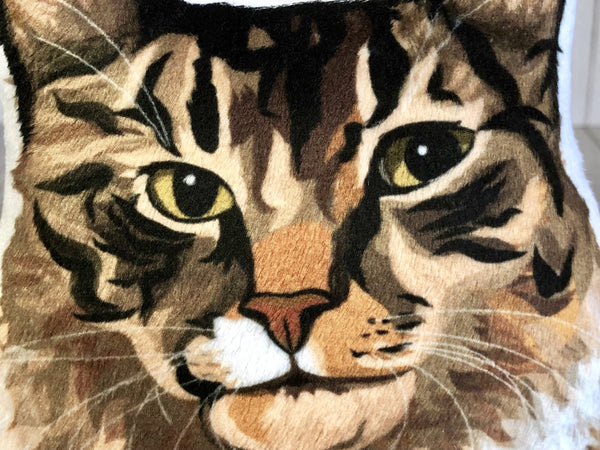 Maine Coon Cat Plush Toy Pillow TAFFY MrsCopyCat