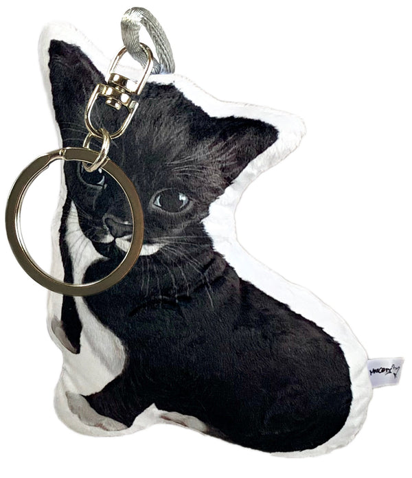 Tuxedo Kitten Plush Toy Pillow PICASSO MrsCopyCat