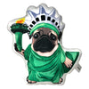 Pug Plush Toy Pillow PERCY LADY LIBERTY MrsCopyCat