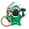 Pug Plush Toy Pillow PERCY LADY LIBERTY MrsCopyCat