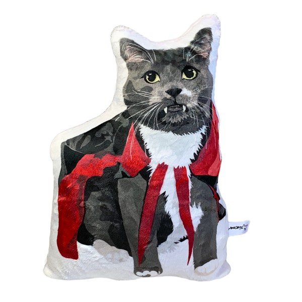 Vampire Cat Plush Toy Pillow RAVIOLI MrsCopyCat