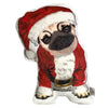 Santa Pug Dog Toy Pillow OTIS MrsCopyCat