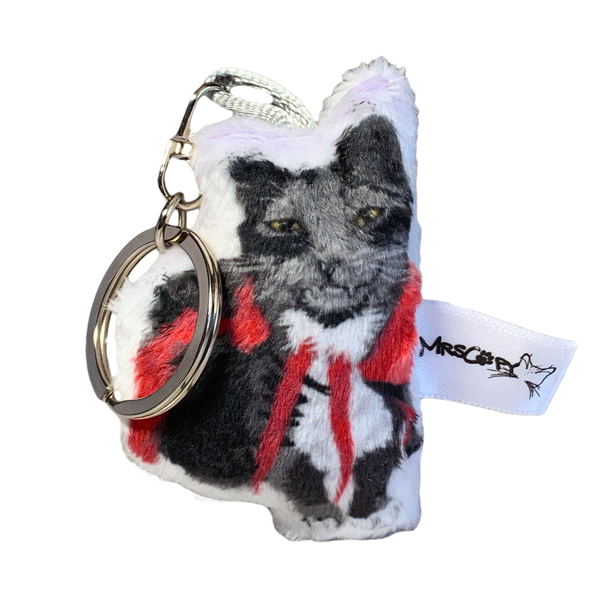 Vampire Cat Plush Pillow DRACULA MrsCopyCat