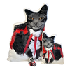 Vampire Cat Plush Pillow DRACULA MrsCopyCat
