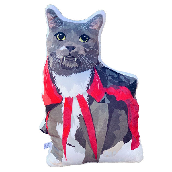 Vampire Cat Plush Toy Pillow RAVIOLI MrsCopyCat