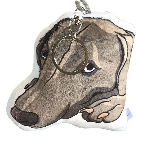 Weimaraner Dog Plush Toy Pillow KARL MrsCopyCat